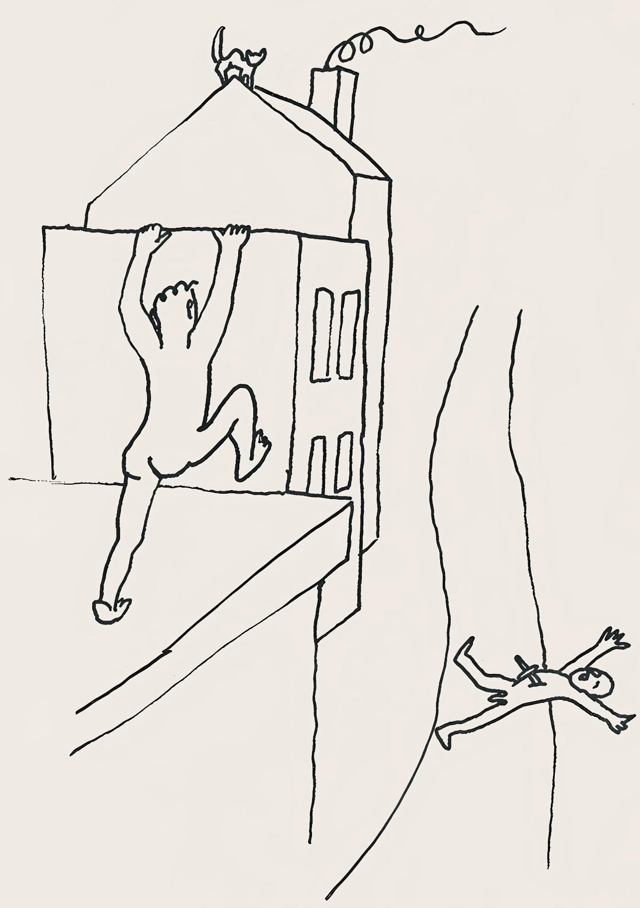 Alexander Calder, Composition, A Bestiary, Letterpress Print