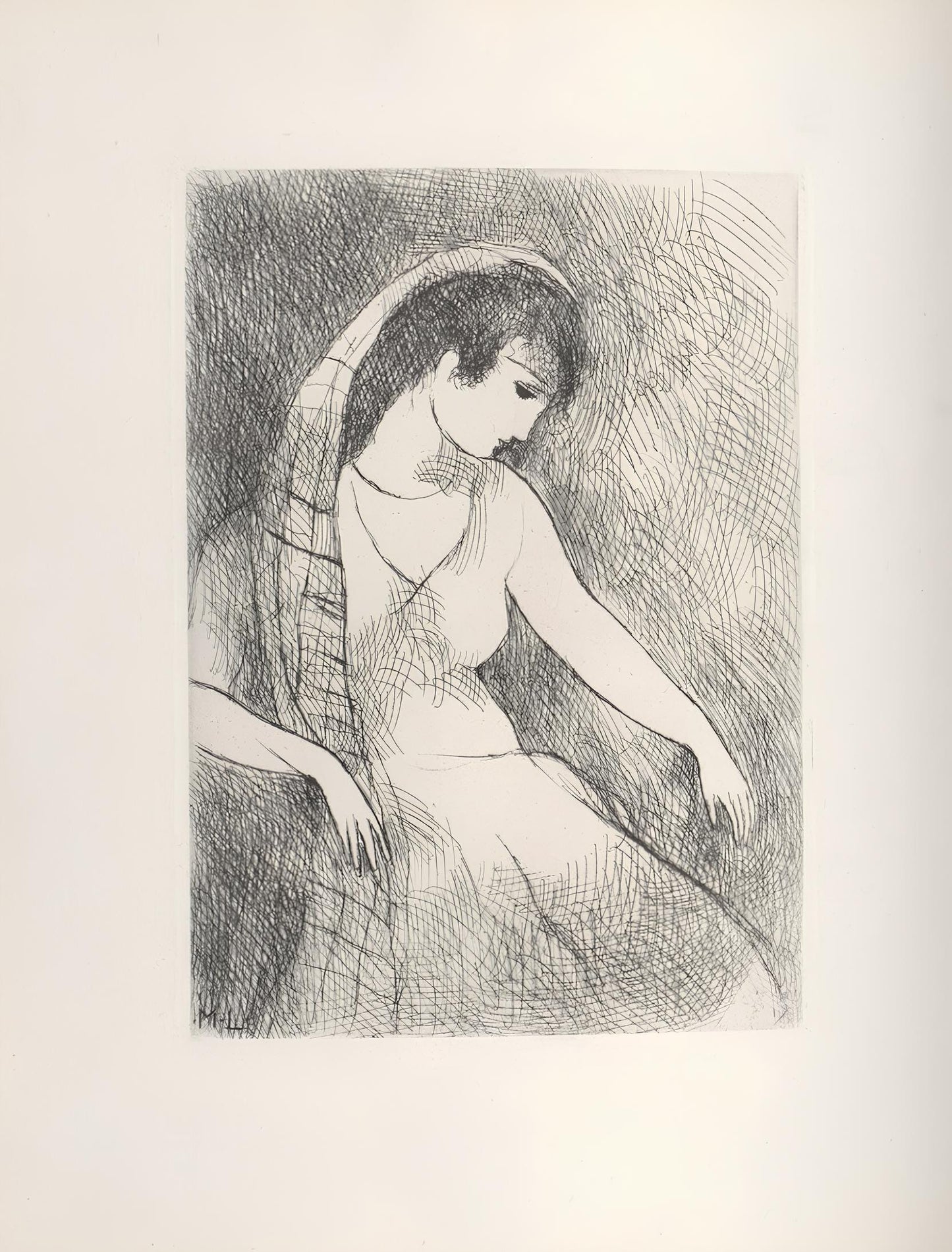 Marie Laurencin, Composition, Antars, Etching