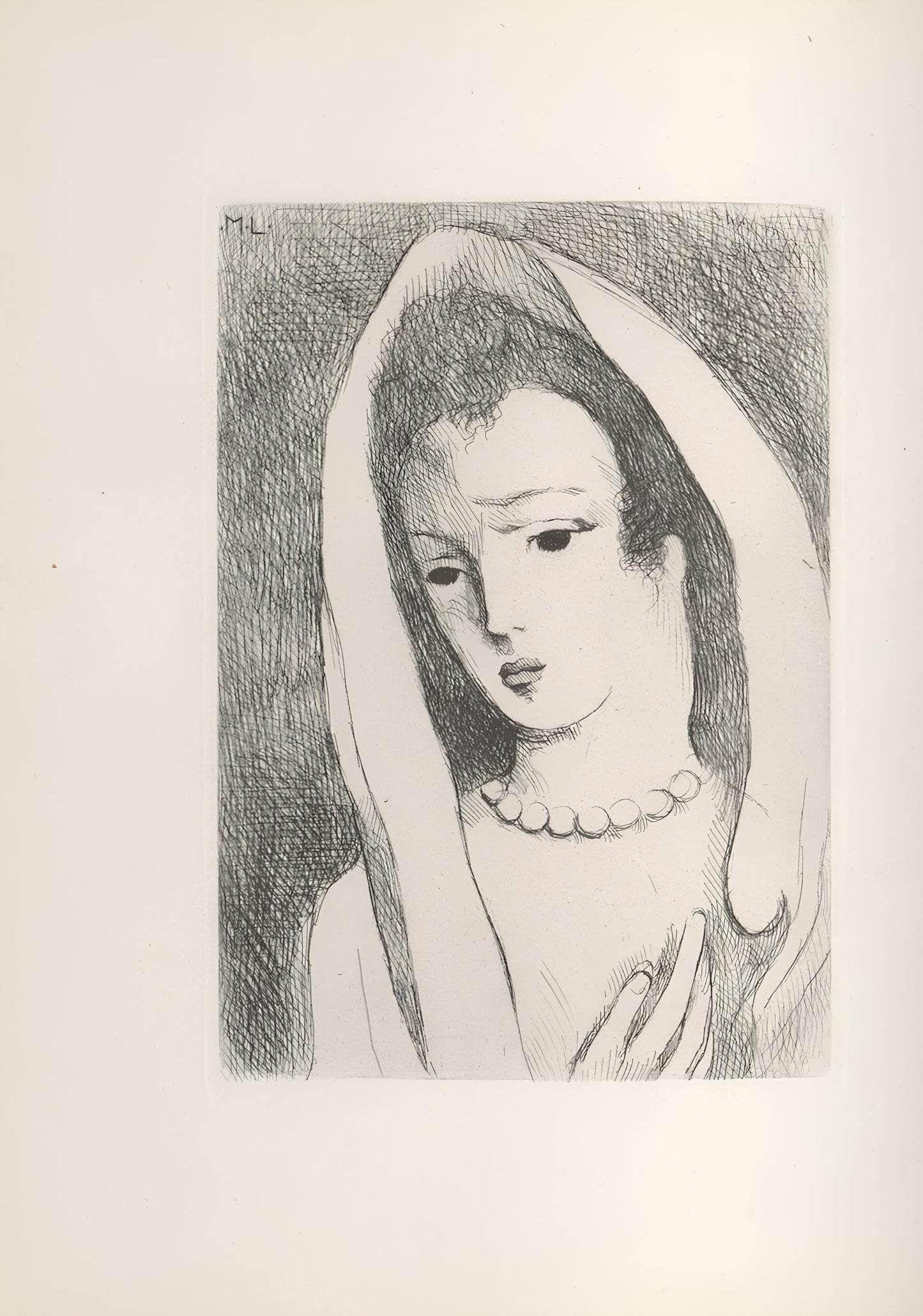 Marie Laurencin, Composition, Antars, Etching