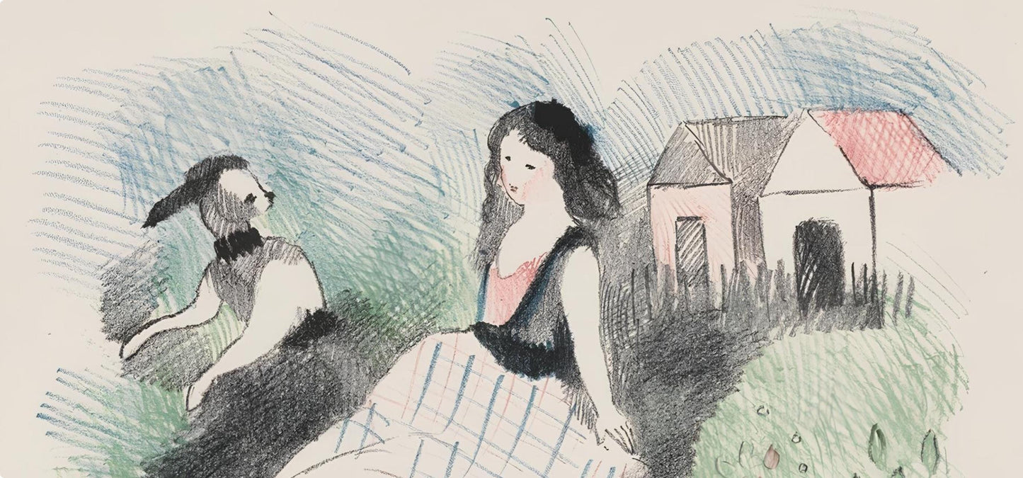 Marie Laurencin, Composition, Alice'S Adventures In Wonderland, Lithograph