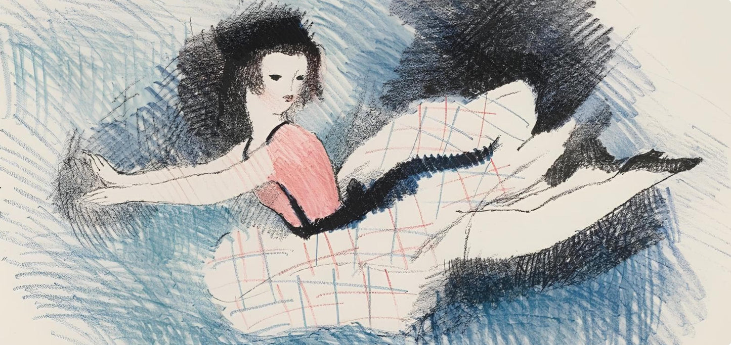 Marie Laurencin, Composition, Alice'S Adventures In Wonderland, Lithograph