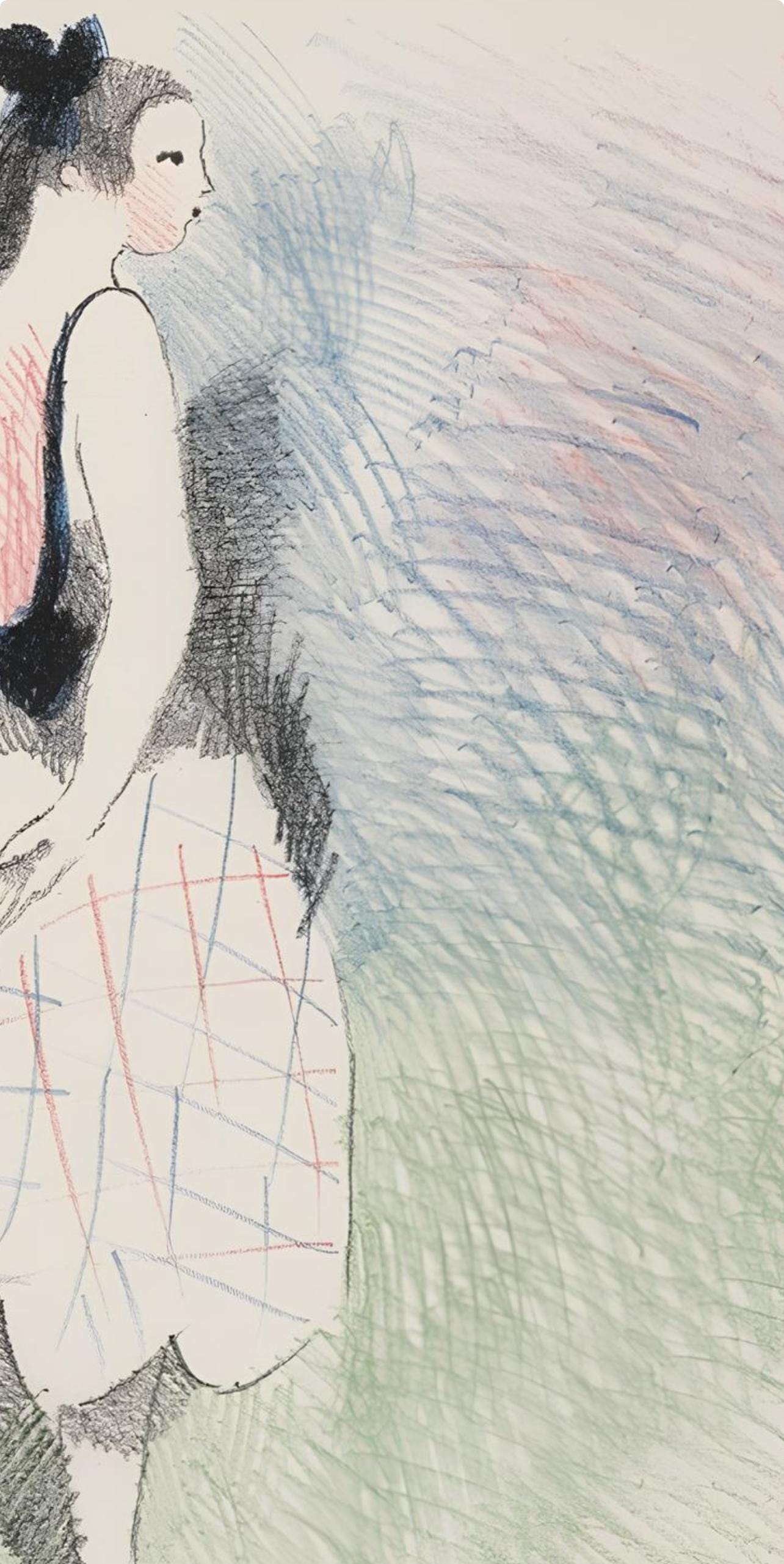 Marie Laurencin, Composition, Alice'S Adventures In Wonderland, Lithograph