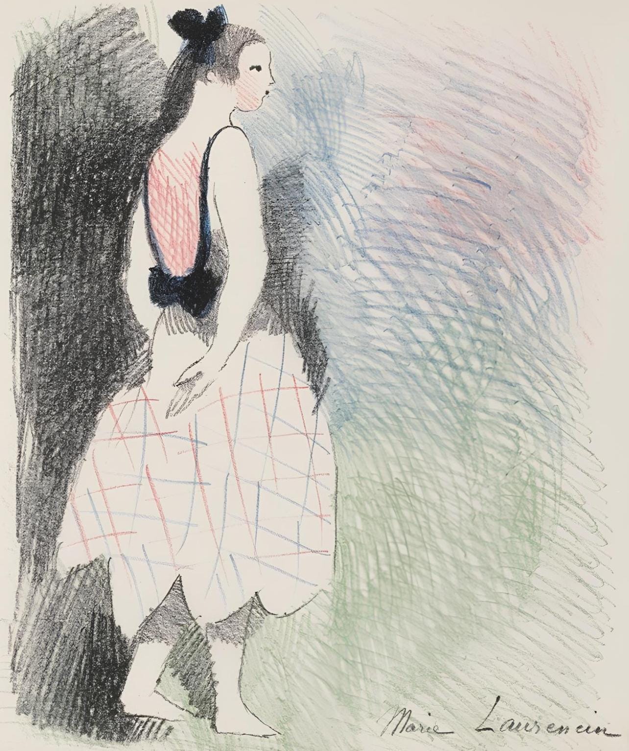 Marie Laurencin, Composition, Alice'S Adventures In Wonderland, Lithograph