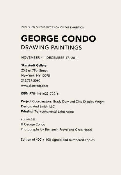George Condo, Compression Iii, Drawing Paintings, Four Color Process Print