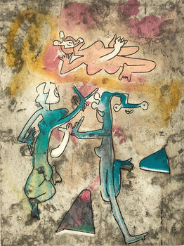 Roberto Matta, Composition (Sabatier 393), Centre Noeuds, Etching