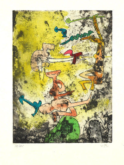 Roberto Matta, Composition (Sabatier 393), Centre Noeuds, Etching