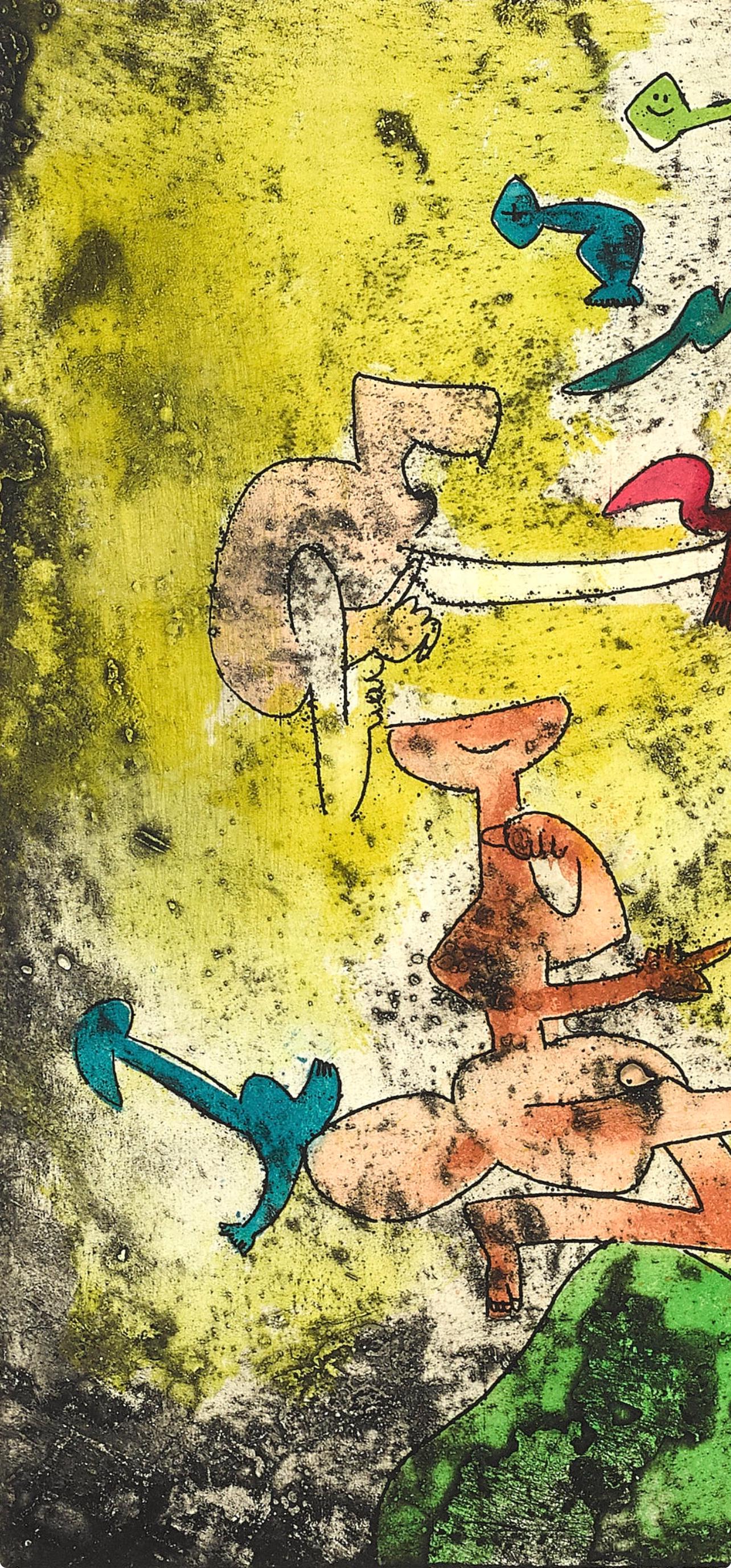 Roberto Matta, Composition (Sabatier 393), Centre Noeuds, Etching