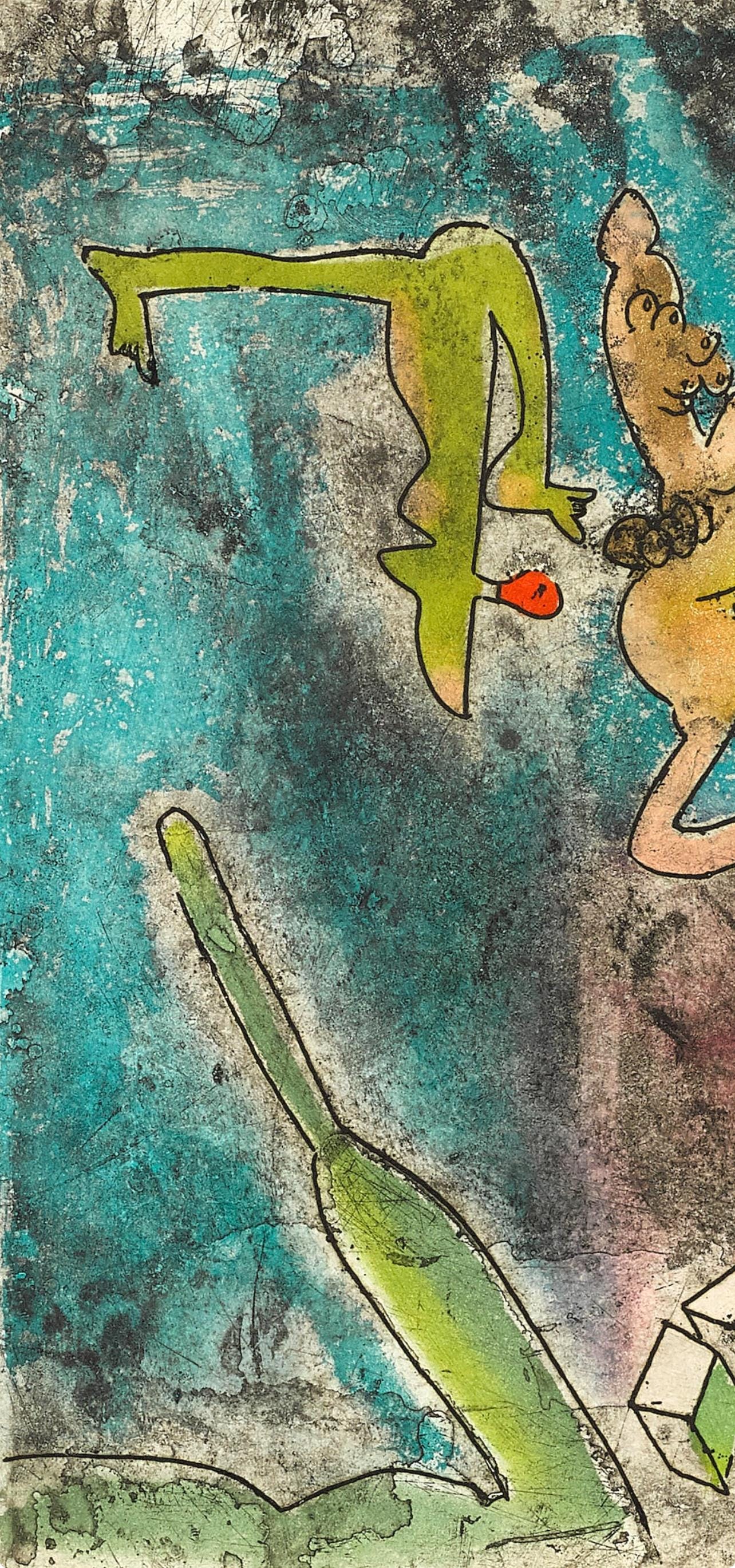 Roberto Matta, Composition (Sabatier 393), Centre Noeuds, Etching