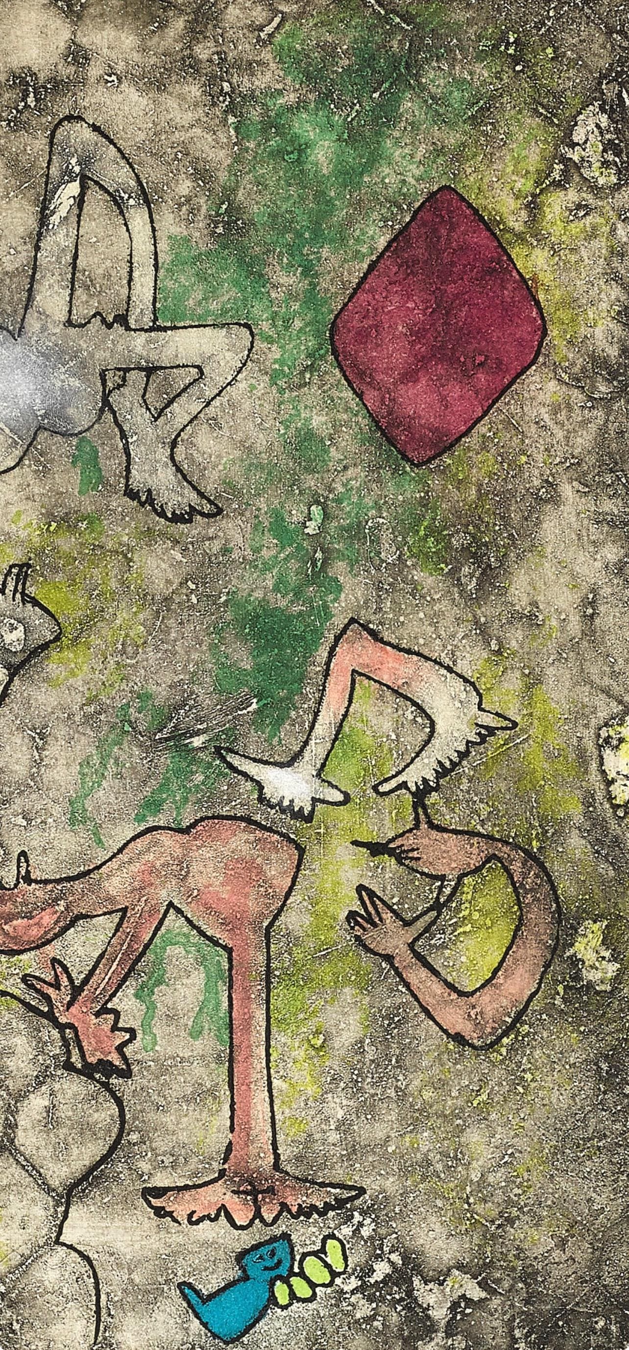 Roberto Matta, Composition (Sabatier 393), Centre Noeuds, Etching