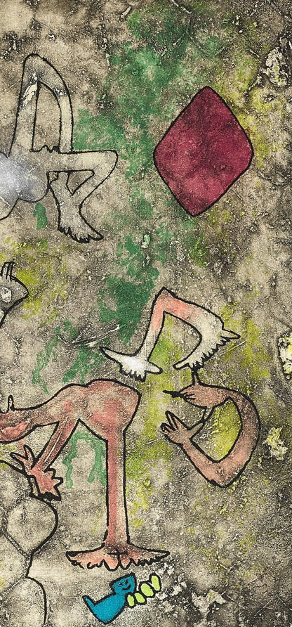 Roberto Matta, Composition (Sabatier 393), Centre Noeuds, Etching