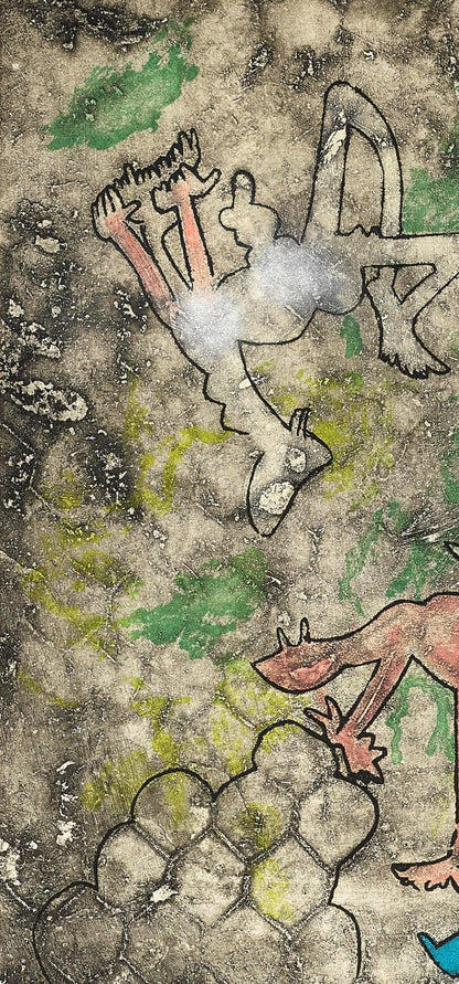 Roberto Matta, Composition (Sabatier 393), Centre Noeuds, Etching