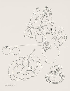 Henri Matisse, Srie A, Var. 3 (Duthuit 9), Henri Matisse, Dessins, Thmes Et Variations, Lithograph