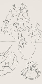 Henri Matisse, Srie A, Var. 3 (Duthuit 9), Henri Matisse, Dessins, Thmes Et Variations, Lithograph