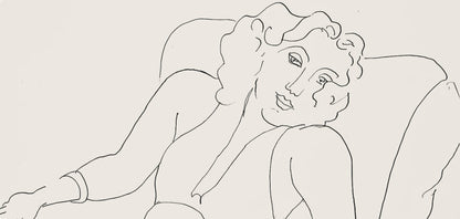 Henri Matisse, Srie B, Var. 2 (Duthuit 9), Henri Matisse, Dessins, Thmes Et Variations, Lithograph