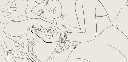 Henri Matisse, Srie C, Var. 3 (Duthuit 9), Henri Matisse, Dessins, Thmes Et Variations, Lithograph