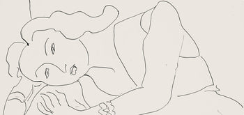 Henri Matisse, Srie C, Var. 6 (Duthuit 9), Henri Matisse, Dessins, Thmes Et Variations, Lithograph