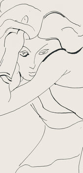 Henri Matisse, Srie C, Var. 8 (Duthuit 9), Henri Matisse, Dessins, Thmes Et Variations, Lithograph