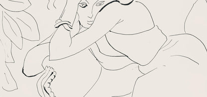 Henri Matisse, Srie C, Var. 8 (Duthuit 9), Henri Matisse, Dessins, Thmes Et Variations, Lithograph