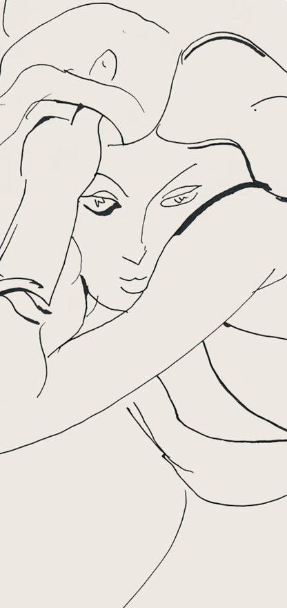 Henri Matisse, Srie C, Var. 8 (Duthuit 9), Henri Matisse, Dessins, Thmes Et Variations, Lithograph