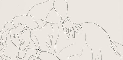 Henri Matisse, Srie D, Var. 2 (Duthuit 9), Henri Matisse, Dessins, Thmes Et Variations, Lithograph