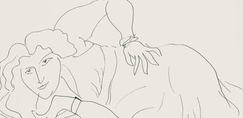 Henri Matisse, Srie D, Var. 2 (Duthuit 9), Henri Matisse, Dessins, Thmes Et Variations, Lithograph