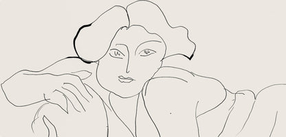 Henri Matisse, Srie D, Var. 4 (Duthuit 9), Henri Matisse, Dessins, Thmes Et Variations, Lithograph