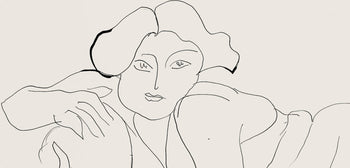 Henri Matisse, Srie D, Var. 4 (Duthuit 9), Henri Matisse, Dessins, Thmes Et Variations, Lithograph
