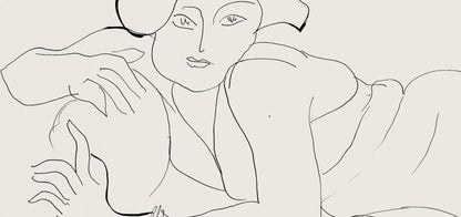 Henri Matisse, Srie D, Var. 4 (Duthuit 9), Henri Matisse, Dessins, Thmes Et Variations, Lithograph