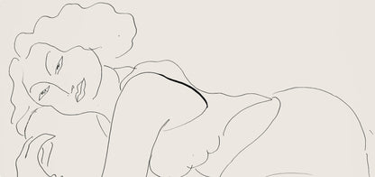 Henri Matisse, Srie D, Var. 6 (Duthuit 9), Henri Matisse, Dessins, Thmes Et Variations, Lithograph