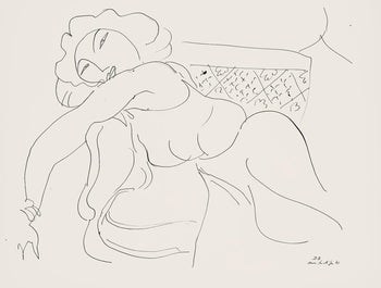 Henri Matisse, Srie D, Var. 8 (Duthuit 9), Henri Matisse, Dessins, Thmes Et Variations, Lithograph