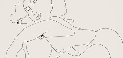 Henri Matisse, Srie D, Var. 7 (Duthuit 9), Henri Matisse, Dessins, Thmes Et Variations, Lithograph