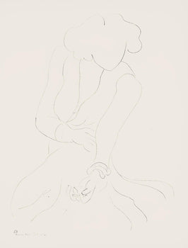 Henri Matisse, Srie E, Var. 3 (Duthuit 9), Henri Matisse, Dessins, Thmes Et Variations, Lithograph