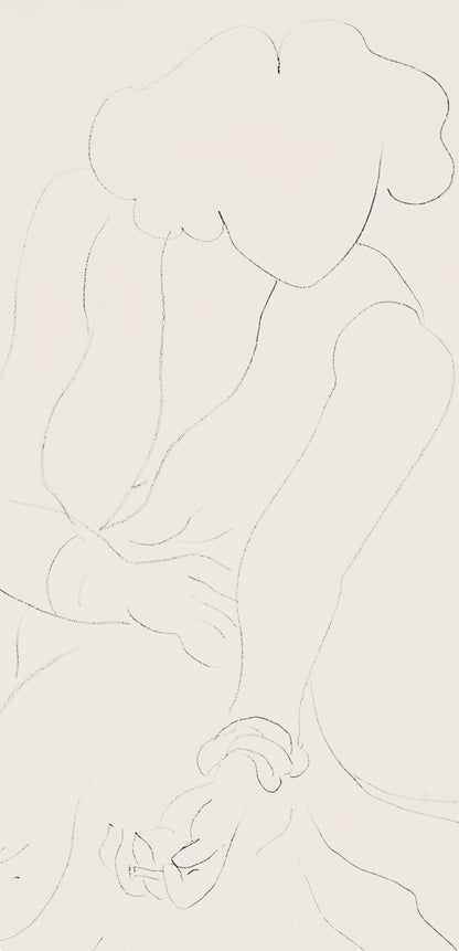 Henri Matisse, Srie E, Var. 3 (Duthuit 9), Henri Matisse, Dessins, Thmes Et Variations, Lithograph