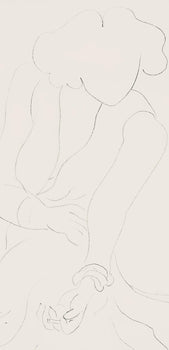 Henri Matisse, Srie E, Var. 3 (Duthuit 9), Henri Matisse, Dessins, Thmes Et Variations, Lithograph