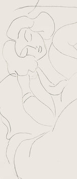 Henri Matisse, Srie E, Var. 6 (Duthuit 9), Henri Matisse, Dessins, Thmes Et Variations, Lithograph