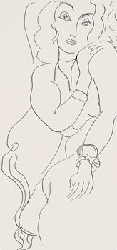 Henri Matisse, Srie E, Var. 9 (Duthuit 9), Henri Matisse, Dessins, Thmes Et Variations, Lithograph