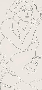 Henri Matisse, Srie E, Var. 10 (Duthuit 9), Henri Matisse, Dessins, Thmes Et Variations, Lithograph