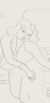 Henri Matisse, Srie E, Var. 11 (Duthuit 9), Henri Matisse, Dessins, Thmes Et Variations, Lithograph