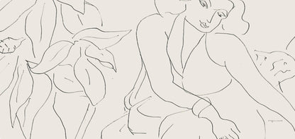 Henri Matisse, Srie E, Var. 11 (Duthuit 9), Henri Matisse, Dessins, Thmes Et Variations, Lithograph