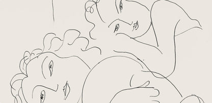 Henri Matisse, Srie F, Var. 5 (Duthuit 9), Henri Matisse, Dessins, Thmes Et Variations, Lithograph