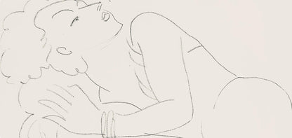 Henri Matisse, Srie F, Var. 6 (Duthuit 9), Henri Matisse, Dessins, Thmes Et Variations, Lithograph