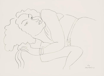 Henri Matisse, Srie F, Var. 7 (Duthuit 9), Henri Matisse, Dessins, Thmes Et Variations, Lithograph
