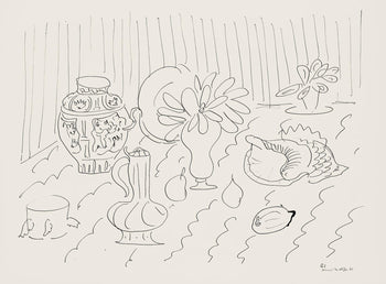 Henri Matisse, Srie G, Var. 1 (Duthuit 9), Henri Matisse, Dessins, Thmes Et Variations, Lithograph