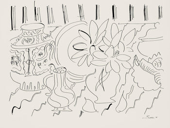 Henri Matisse, Srie G, Var. 4 (Duthuit 9), Henri Matisse, Dessins, Thmes Et Variations, Lithograph