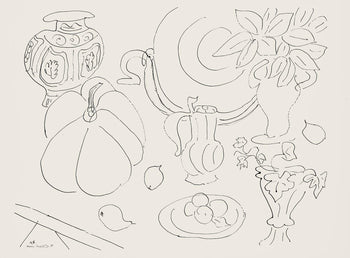 Henri Matisse, Srie G, Var. 6 (Duthuit 9), Henri Matisse, Dessins, Thmes Et Variations, Lithograph