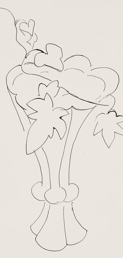Henri Matisse, Srie H, Var. 3 (Duthuit 9), Henri Matisse, Dessins, Thmes Et Variations, Lithograph