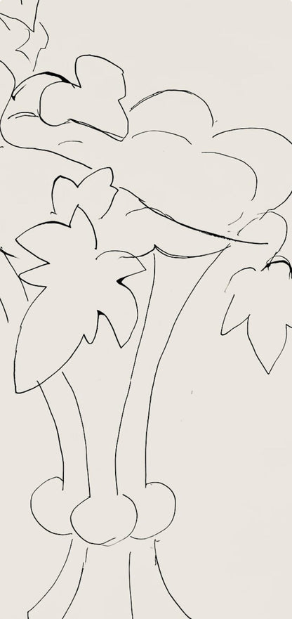 Henri Matisse, Srie H, Var. 3 (Duthuit 9), Henri Matisse, Dessins, Thmes Et Variations, Lithograph