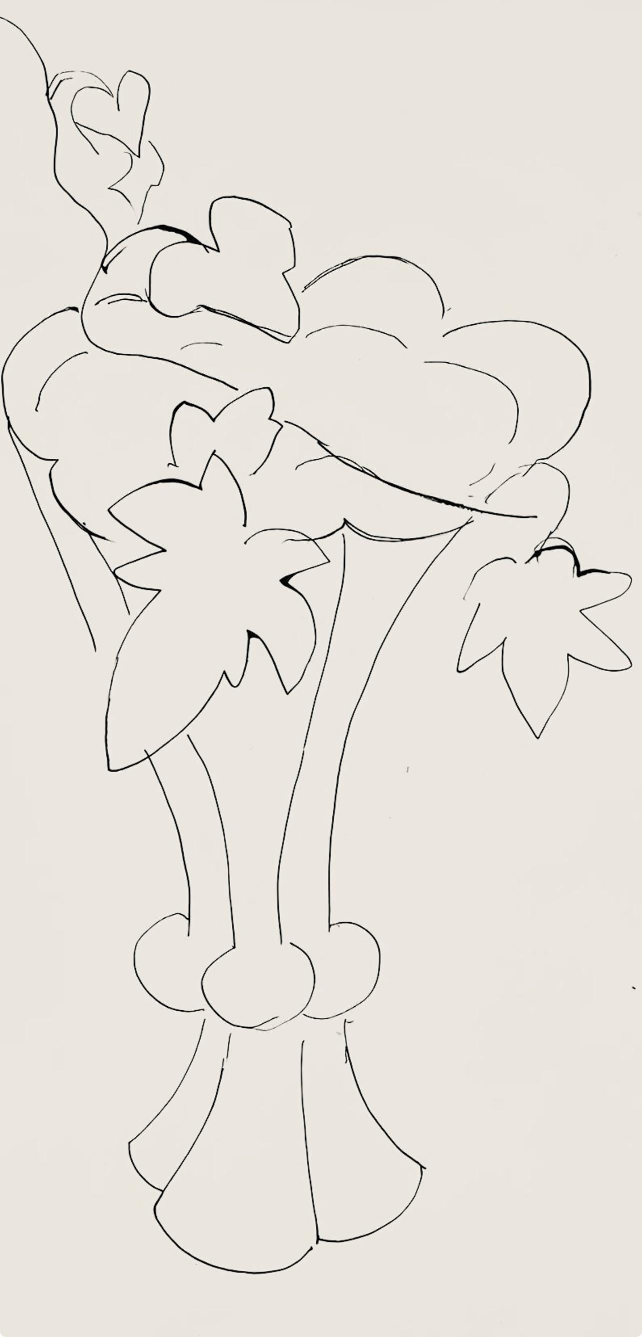 Henri Matisse, Srie H, Var. 3 (Duthuit 9), Henri Matisse, Dessins, Thmes Et Variations, Lithograph