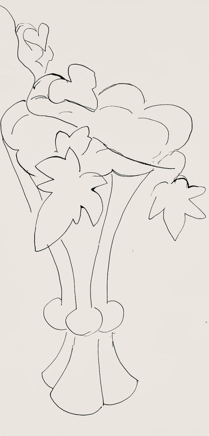 Henri Matisse, Srie H, Var. 3 (Duthuit 9), Henri Matisse, Dessins, Thmes Et Variations, Lithograph