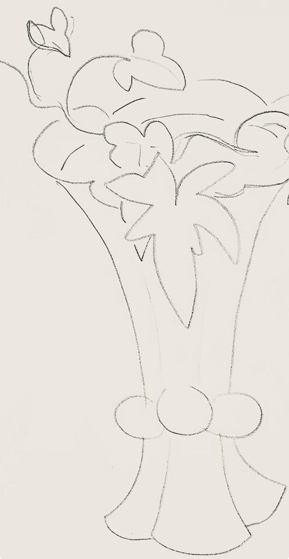 Henri Matisse, Srie H, Var. 4 (Duthuit 9), Henri Matisse, Dessins, Thmes Et Variations, Lithograph